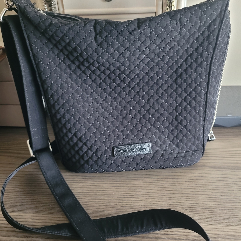 Vera Bradley Black Quilted Crossbody Bag